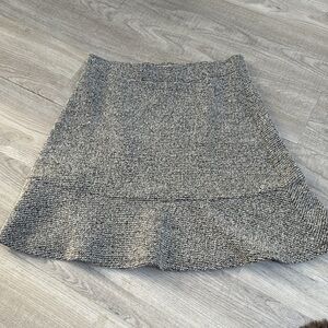 Loft tweed grey skirt